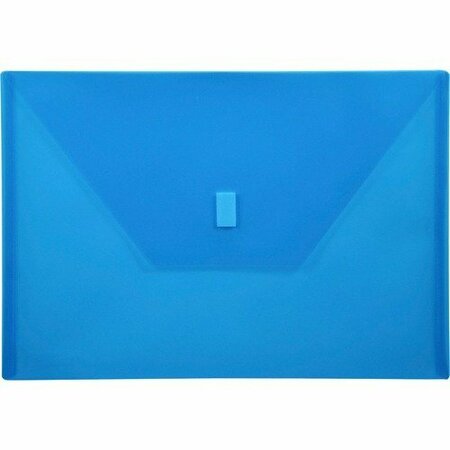 LION Envelope, Poly, Side-loading, Hook/Loop, 13inx9-3/8in, Blue LIO22080BL